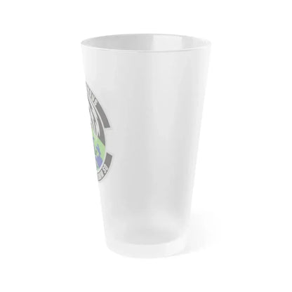 52d Combat Communications Squadron (U.S. Air Force) Frosted Pint Glass 16oz - Go Mug Yourself