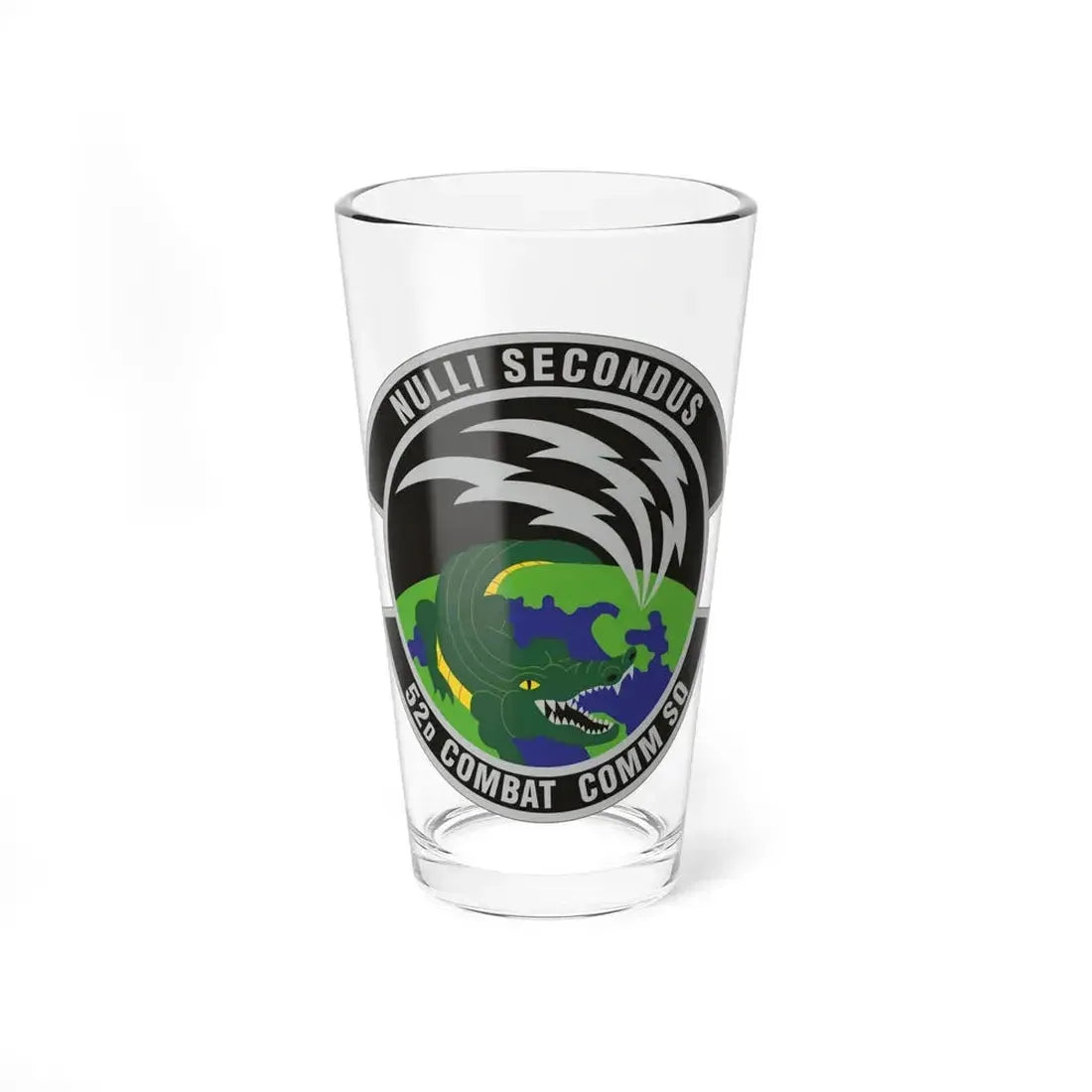 52d Combat Communications Squadron (U.S. Air Force) Pint Glass 16oz 16oz - Go Mug Yourself