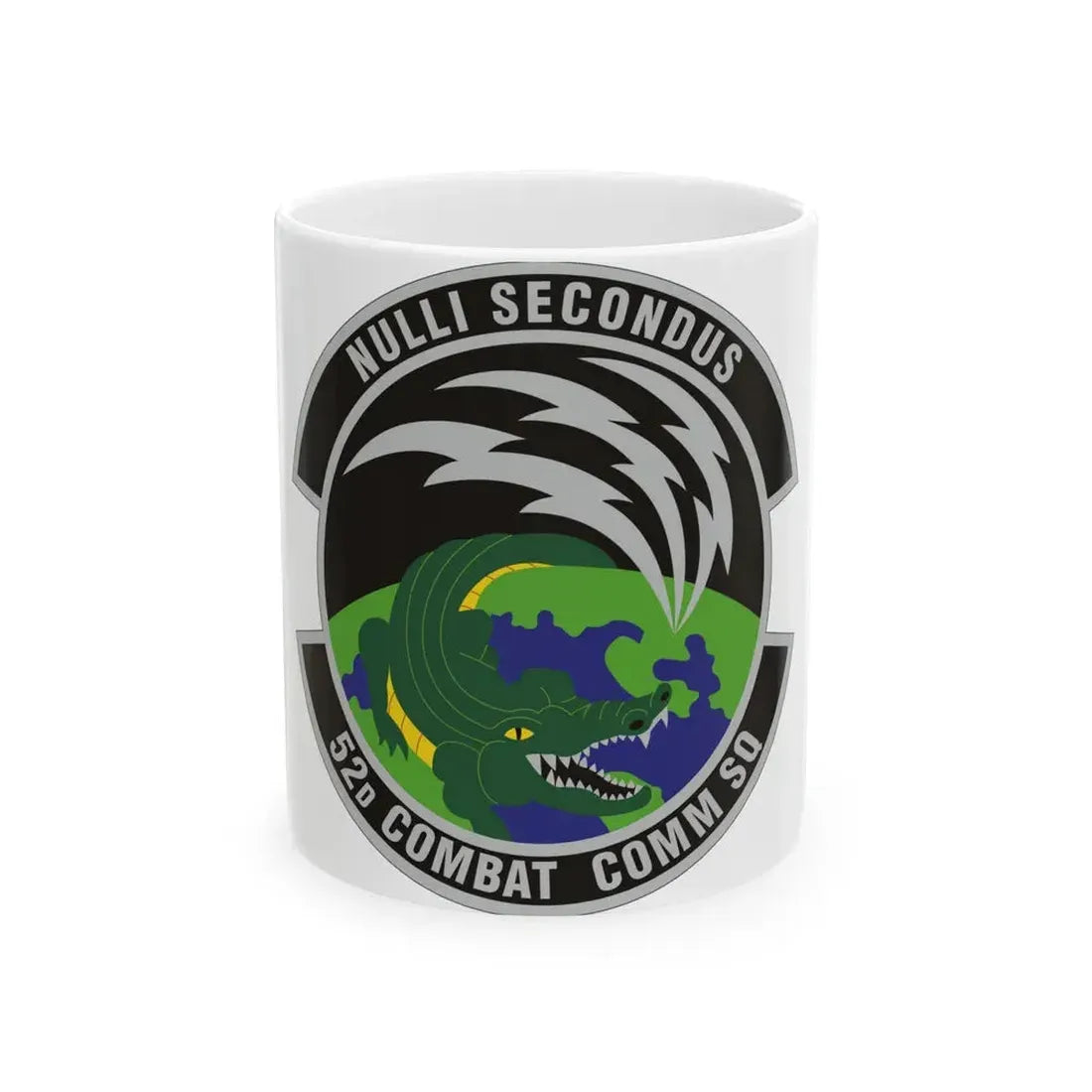 52d Combat Communications Squadron (U.S. Air Force) White Coffee Mug 11oz - Go Mug Yourself