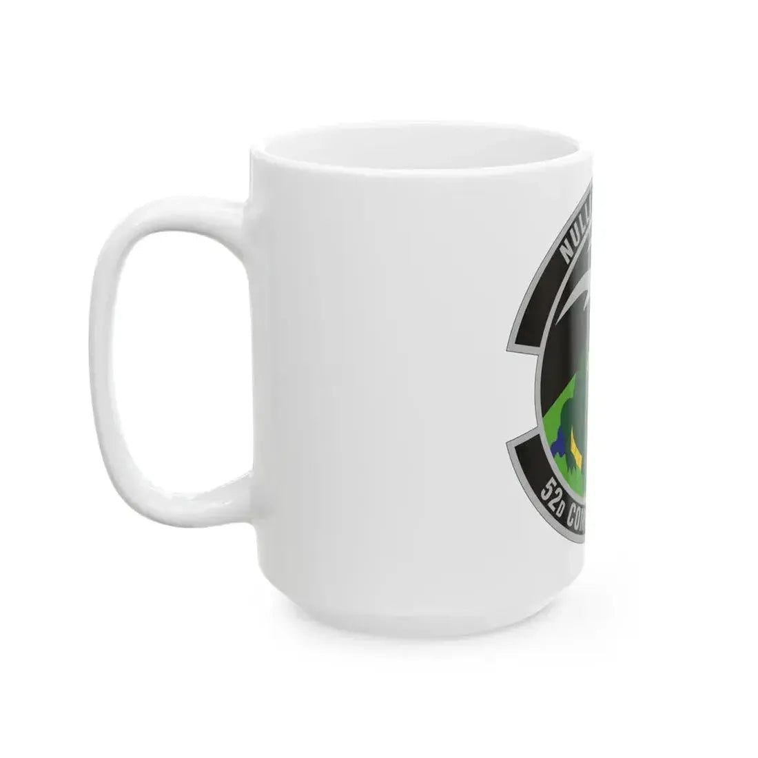 52d Combat Communications Squadron (U.S. Air Force) White Coffee Mug - Go Mug Yourself