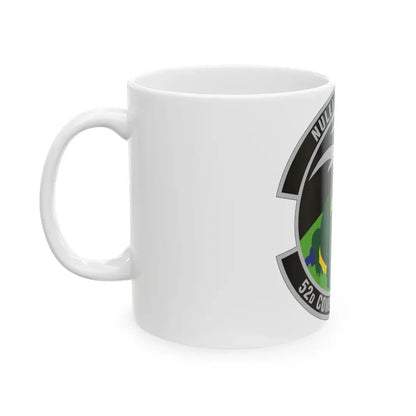 52d Combat Communications Squadron (U.S. Air Force) White Coffee Mug - Go Mug Yourself