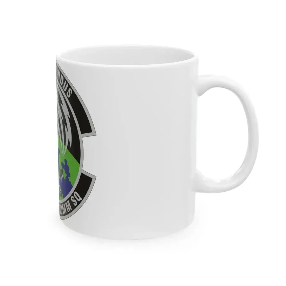52d Combat Communications Squadron (U.S. Air Force) White Coffee Mug - Go Mug Yourself