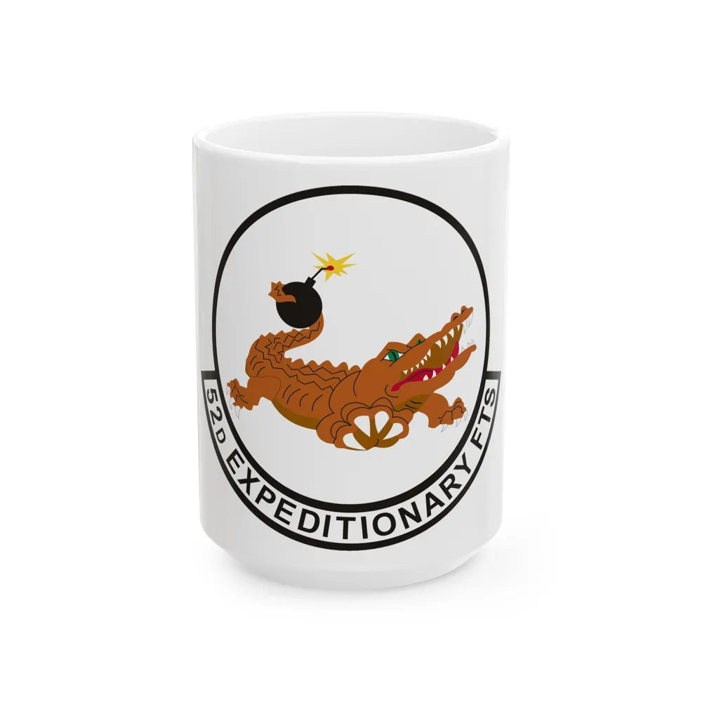 52d Expeditionary Flying Training Squadron (U.S. Air Force) White Coffee Mug-15oz-Go Mug Yourself