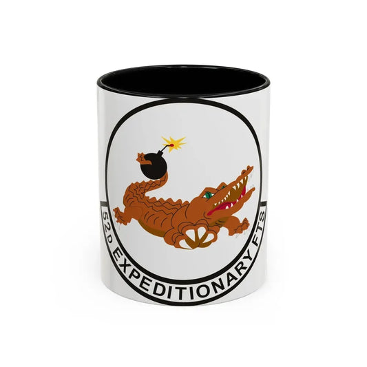 52d Expeditionary Flying Training Squadron (U.S. Air Force) Accent Coffee Mug 11oz Black - Go Mug Yourself