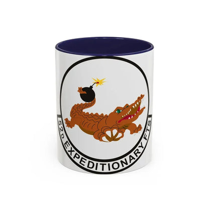 52d Expeditionary Flying Training Squadron (U.S. Air Force) Accent Coffee Mug 11oz Navy - Go Mug Yourself