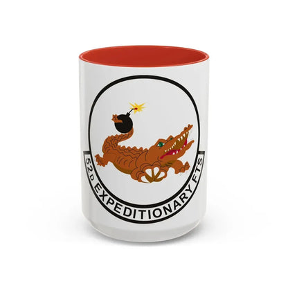 52d Expeditionary Flying Training Squadron (U.S. Air Force) Accent Coffee Mug 15oz Red - Go Mug Yourself