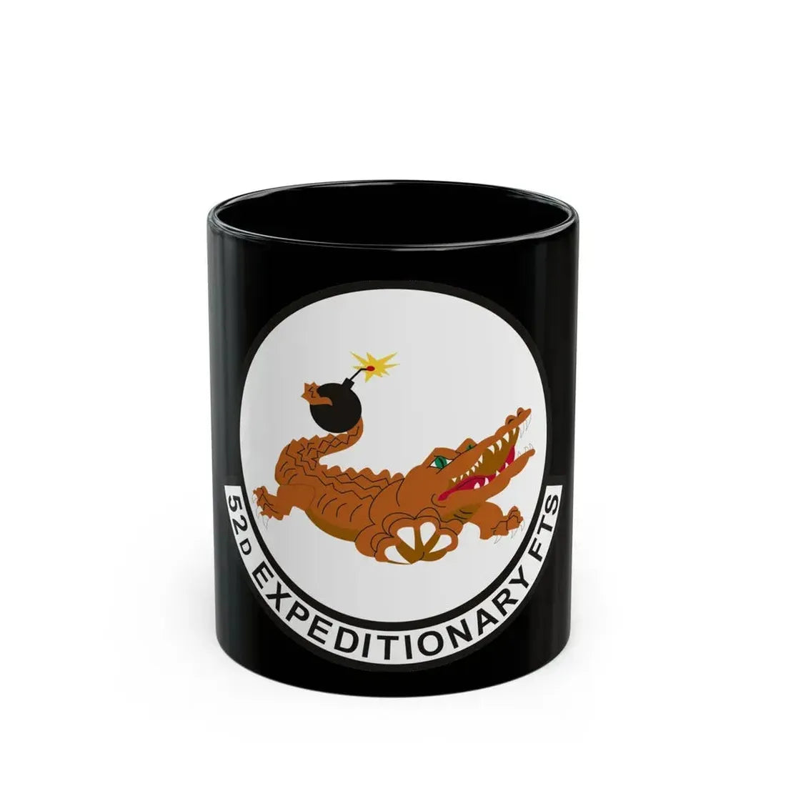 52d Expeditionary Flying Training Squadron (U.S. Air Force) Black Coffee Mug 11oz - Go Mug Yourself