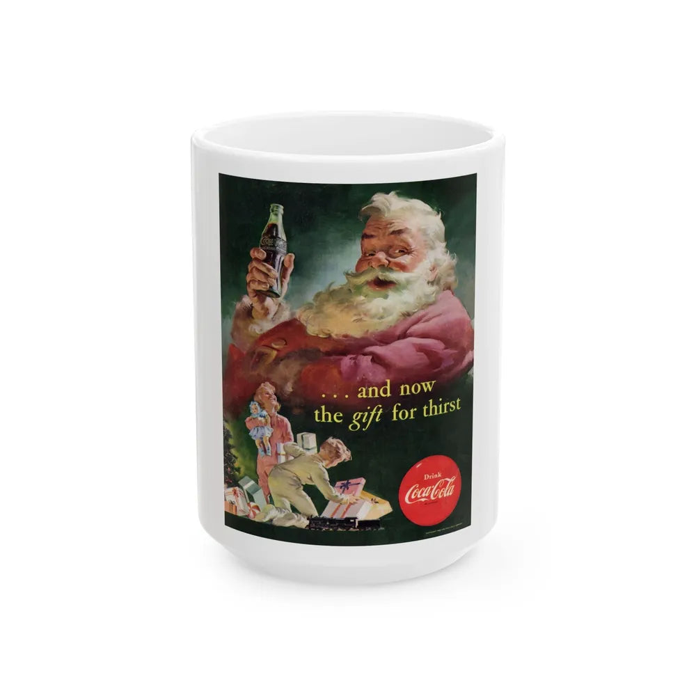 Drink Coca-Cola, Collier's, December 20, 1952 - White Coffee Mug-15oz-Go Mug Yourself