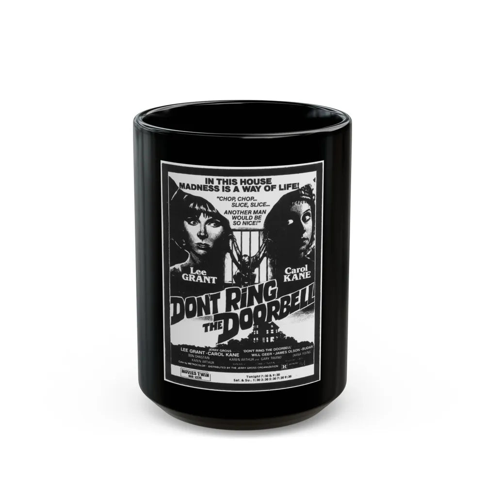 DON'T RING THE DOORBELL (THE MAFU CAGE) 1978 Movie Poster - Black Coffee Mug-15oz-Go Mug Yourself