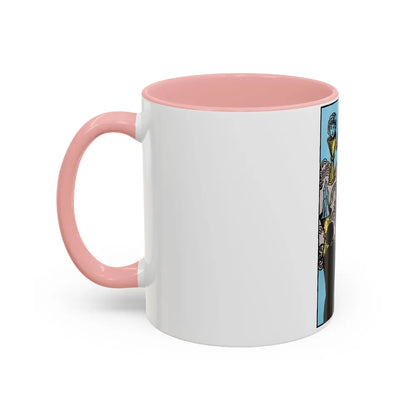 The 7 of Cups (Tarot Card) Accent Coffee Mug-Go Mug Yourself