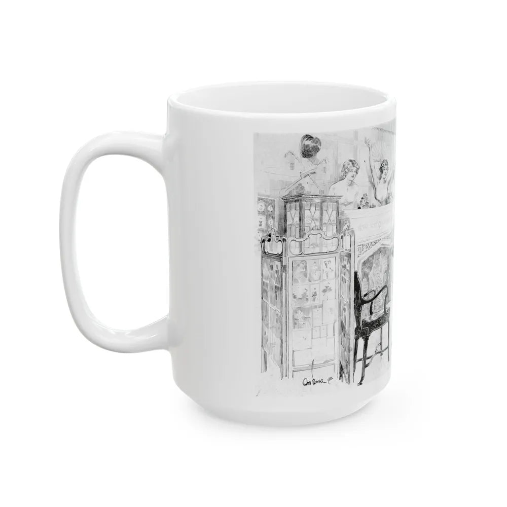 Hall of Beauties - White Coffee Mug-Go Mug Yourself