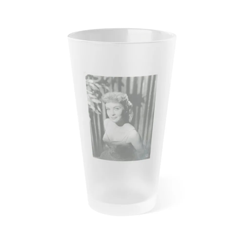 Lori Nelson #01 (Vintage Female Icon) Frosted Pint 16oz-16oz-Frosted-Go Mug Yourself