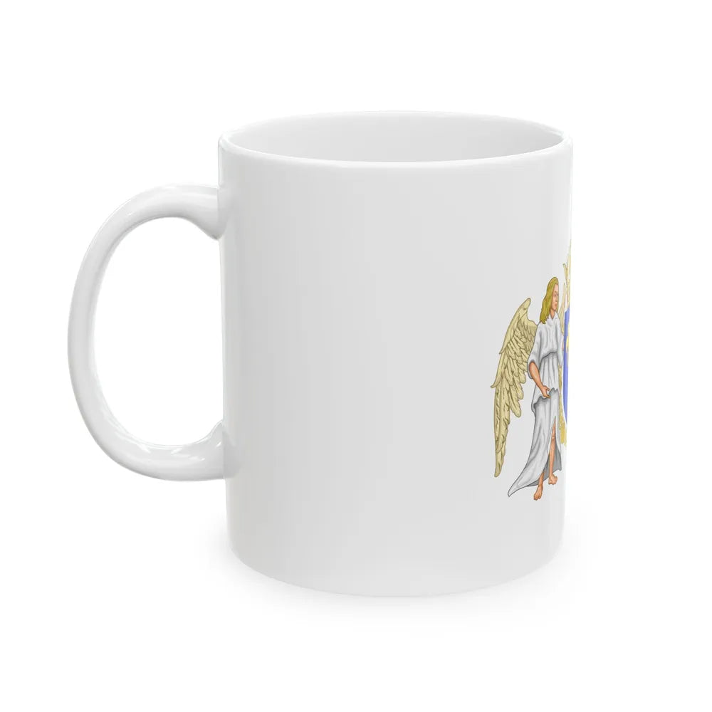 Coat of arms of France 1515-1578 - White Coffee Mug-Go Mug Yourself