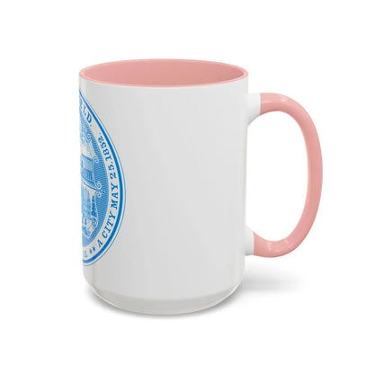 Seal of Springfield Massachusetts - Accent Coffee Mug-Go Mug Yourself