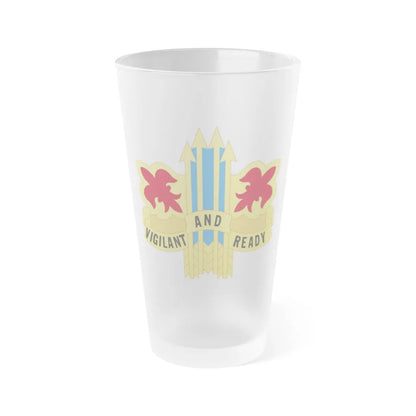 52nd Air Defense Artillery Brigade (U.S. Army) Frosted Pint Glass 16oz-Go Mug Yourself