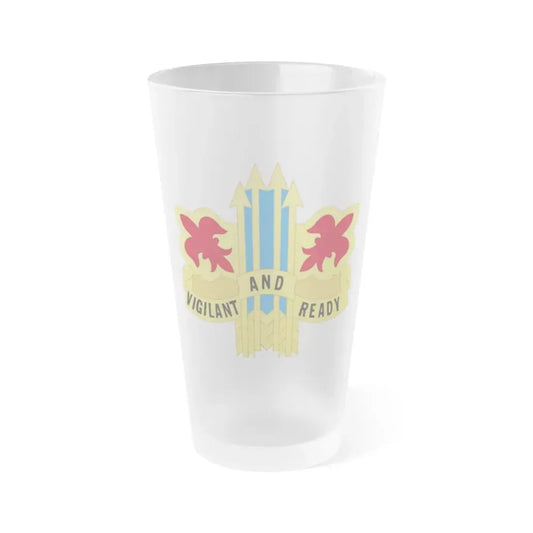 52nd Air Defense Artillery Brigade (U.S. Army) Frosted Pint Glass 16oz Default Title - Go Mug Yourself