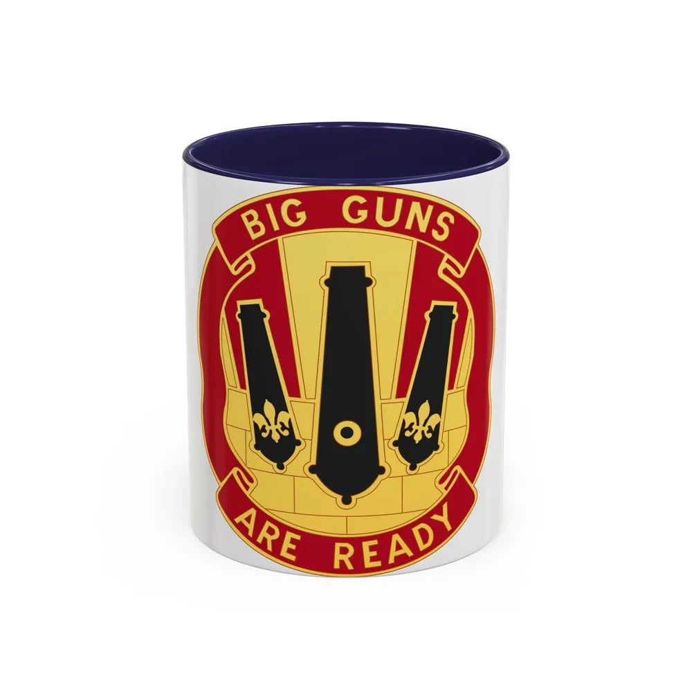 52nd Artillery Group (U.S. Army) Accent Coffee Mug-11oz-Navy-Go Mug Yourself