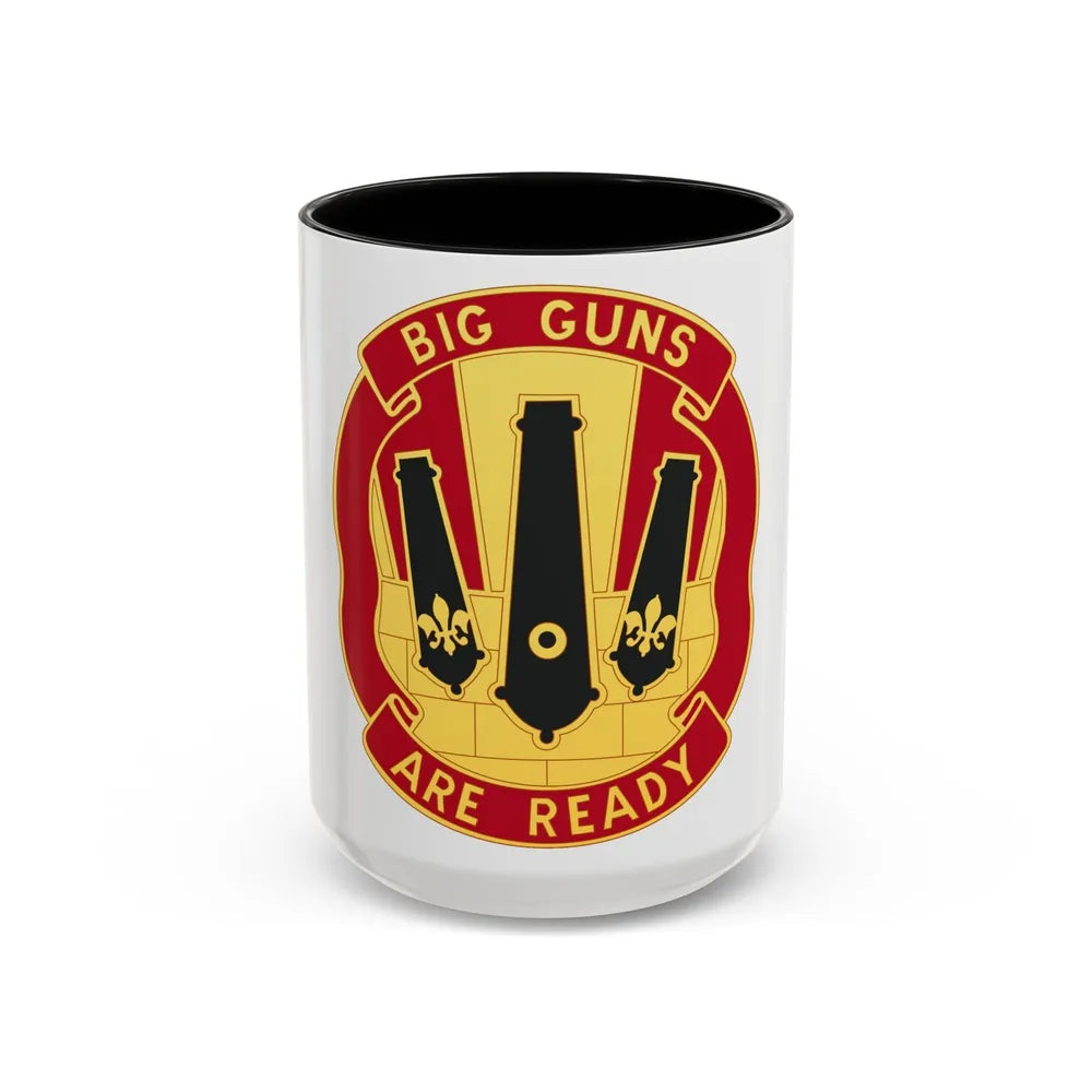 52nd Artillery Group (U.S. Army) Accent Coffee Mug-15oz-Black-Go Mug Yourself