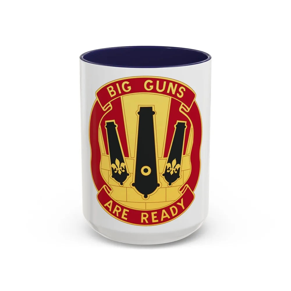 52nd Artillery Group (U.S. Army) Accent Coffee Mug-15oz-Navy-Go Mug Yourself