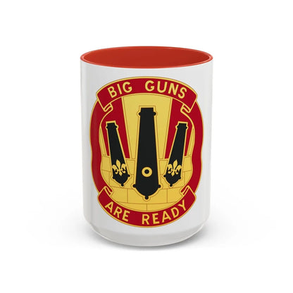 52nd Artillery Group (U.S. Army) Accent Coffee Mug-15oz-Red-Go Mug Yourself