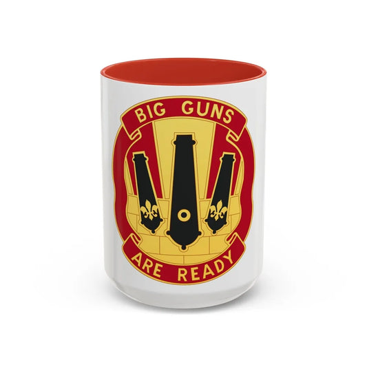 52nd Artillery Group (U.S. Army) Accent Coffee Mug-15oz-Red-Go Mug Yourself