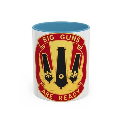 52nd Artillery Group (U.S. Army) Accent Coffee Mug 11oz Light Blue - Go Mug Yourself