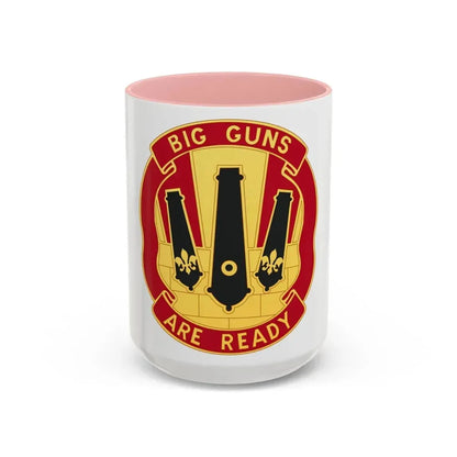 52nd Artillery Group (U.S. Army) Accent Coffee Mug 15oz Pink - Go Mug Yourself