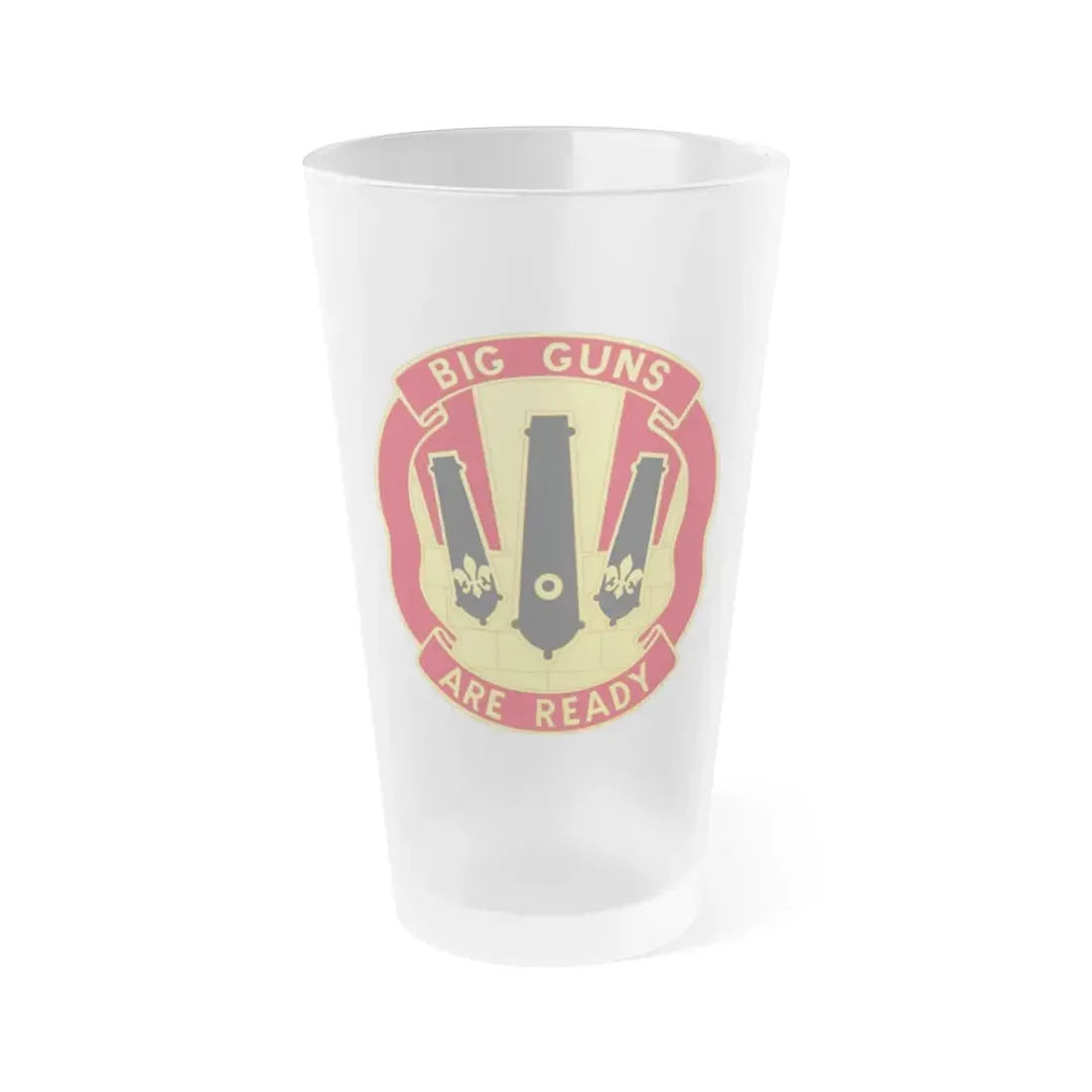 52nd Artillery Group (U.S. Army) Frosted Pint Glass 16oz Default Title - Go Mug Yourself