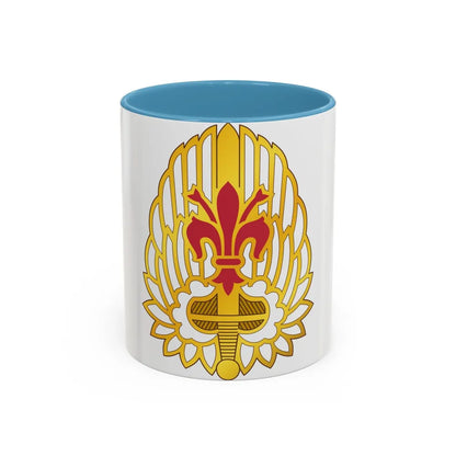 52nd Aviation Regiment (U.S. Army) Accent Coffee Mug-11oz-Light Blue-Go Mug Yourself