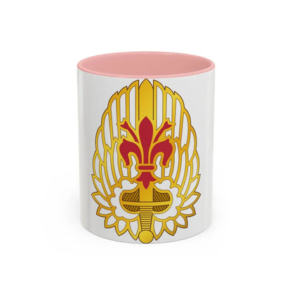 52nd Aviation Regiment (U.S. Army) Accent Coffee Mug-11oz-Pink-Go Mug Yourself