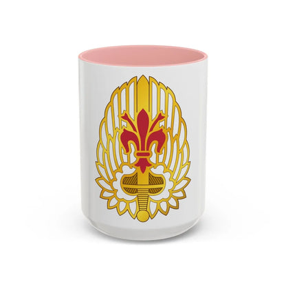 52nd Aviation Regiment (U.S. Army) Accent Coffee Mug-15oz-Pink-Go Mug Yourself