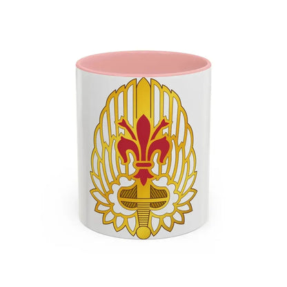 52nd Aviation Regiment (U.S. Army) Accent Coffee Mug 11oz Pink - Go Mug Yourself
