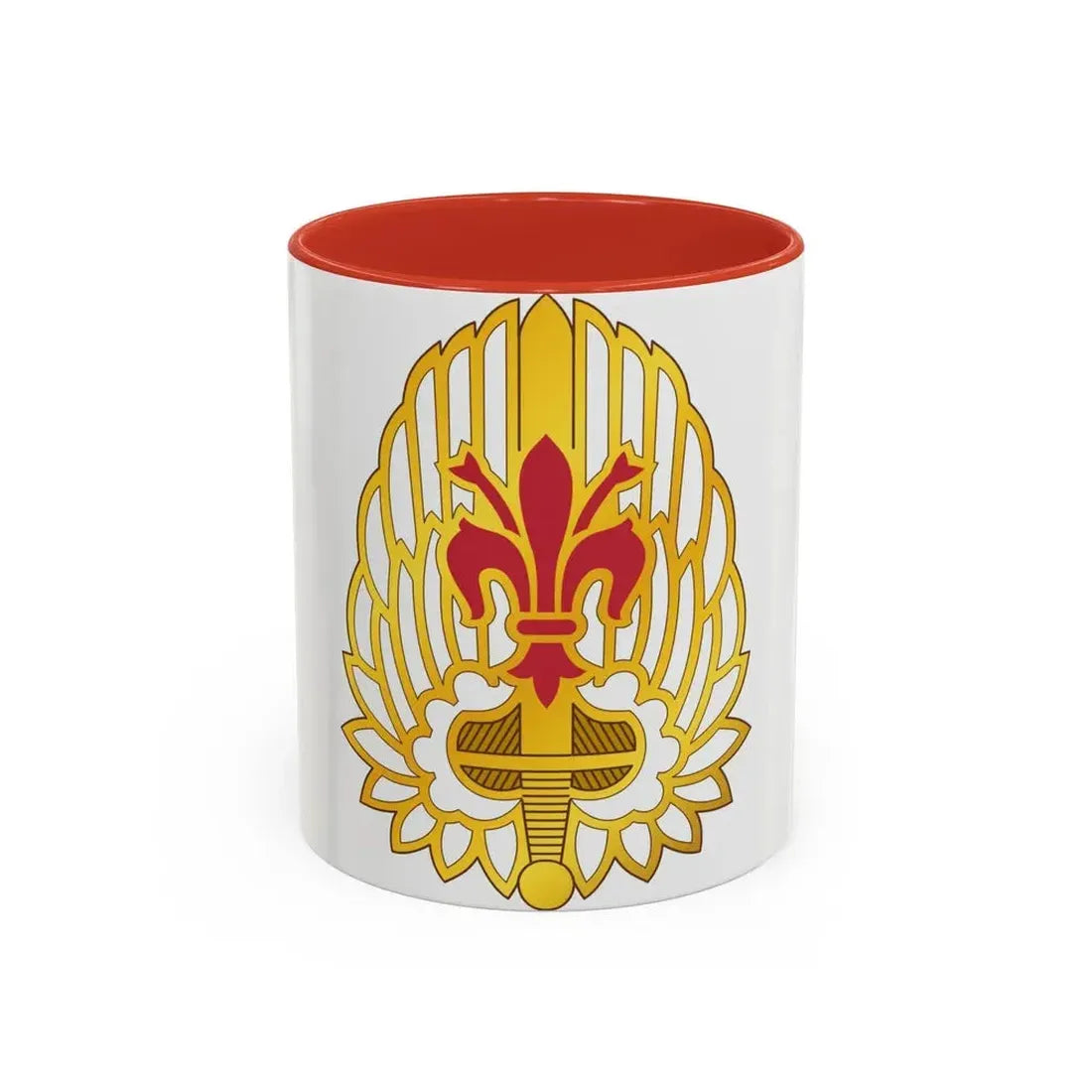 52nd Aviation Regiment (U.S. Army) Accent Coffee Mug 11oz Red - Go Mug Yourself