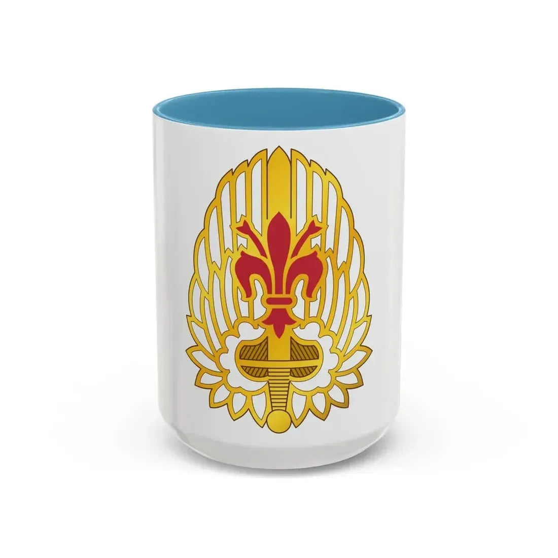 52nd Aviation Regiment (U.S. Army) Accent Coffee Mug 15oz Light Blue - Go Mug Yourself