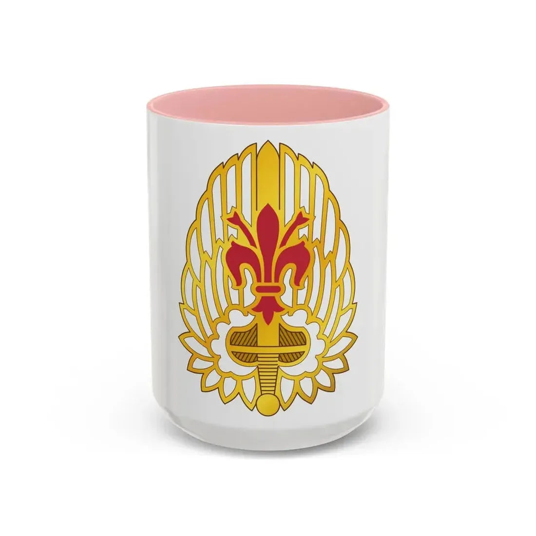 52nd Aviation Regiment (U.S. Army) Accent Coffee Mug 15oz Pink - Go Mug Yourself