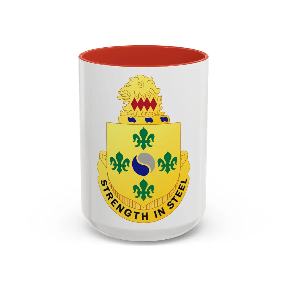 53 Armor Regiment (U.S. Army) Accent Coffee Mug-15oz-Pink-Go Mug Yourself