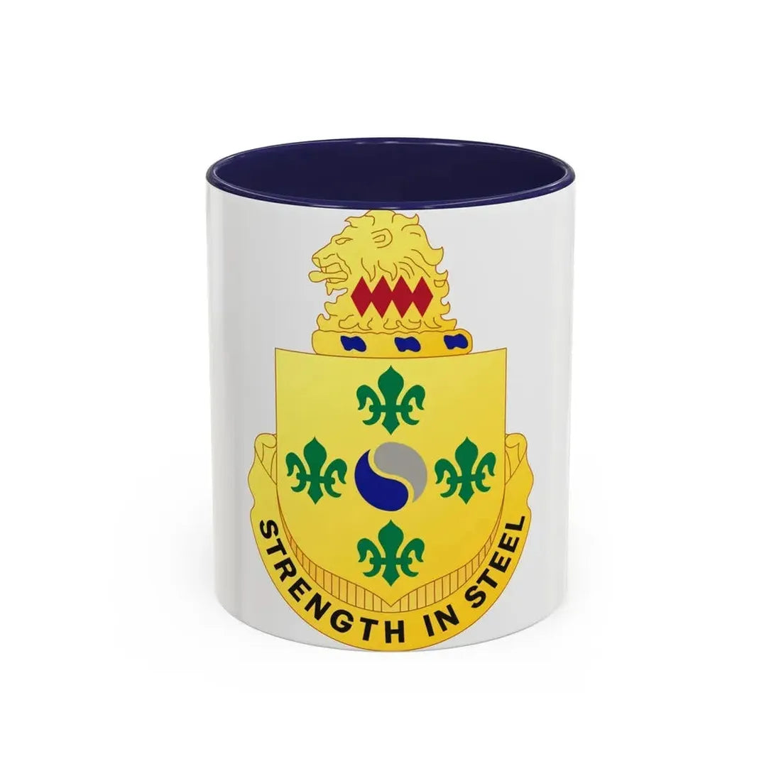 53 Armor Regiment (U.S. Army) Accent Coffee Mug 11oz Navy - Go Mug Yourself