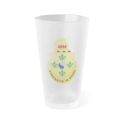 53 Armor Regiment (U.S. Army) Frosted Pint Glass 16oz Default Title - Go Mug Yourself