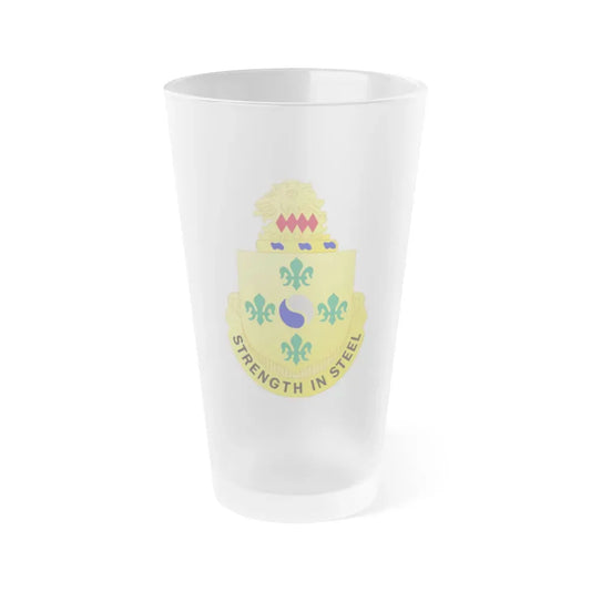 53 Armor Regiment (U.S. Army) Frosted Pint Glass 16oz Default Title - Go Mug Yourself