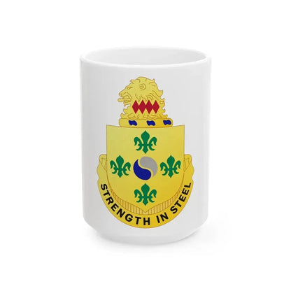 53 Armor Regiment (U.S. Army) White Coffee Mug 15oz - Go Mug Yourself