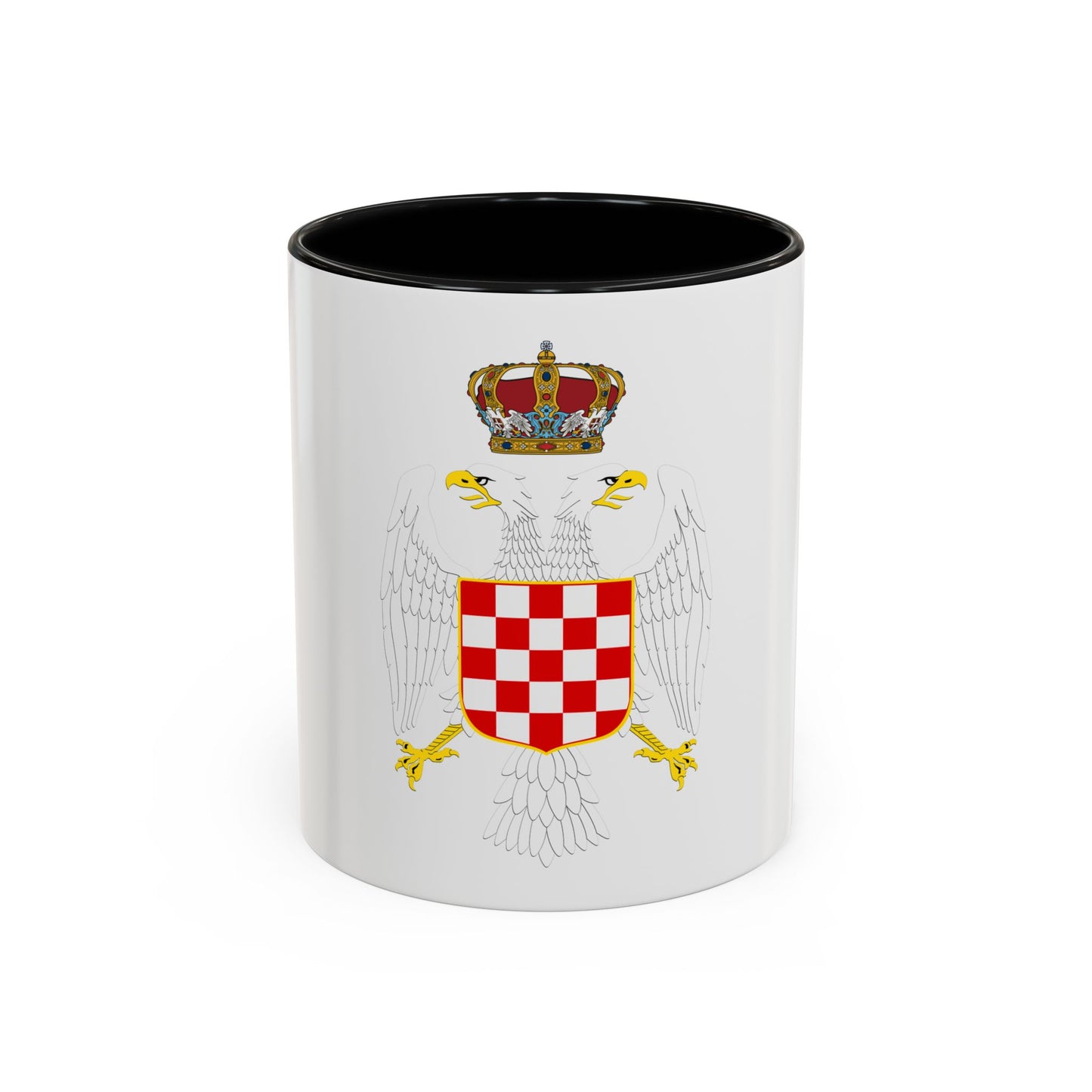 Greater coat of arms of the Banate of Croatia - Accent Coffee Mug