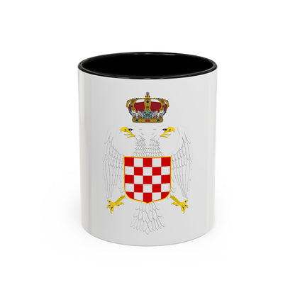 Greater coat of arms of the Banate of Croatia - Accent Coffee Mug