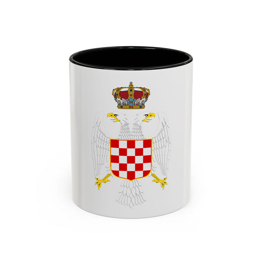 Greater coat of arms of the Banate of Croatia - Accent Coffee Mug