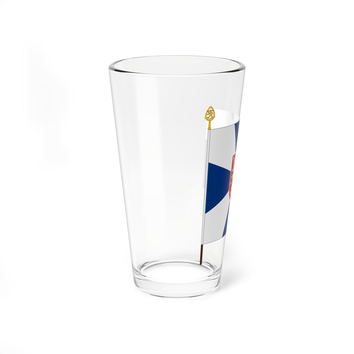 Kaartin jääkärirykmentin lippu (Finland) Pint Glass 16oz