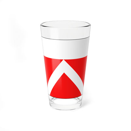Flag of Yens Switzerland - Pint Glass 16oz
