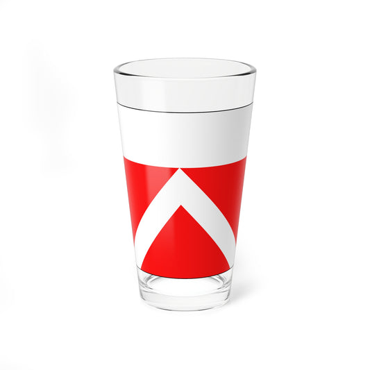Flag of Yens Switzerland - Pint Glass 16oz
