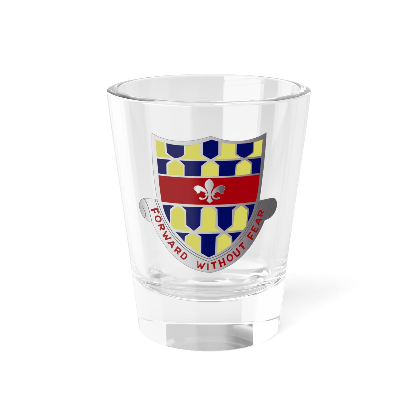 Verre à liqueur du 122e régiment de cavalerie (armée américaine) 1,5 oz