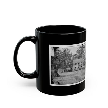 Fair Oaks, Va. Frame House Used As A Hospital By Gen Joseph Hooker's Division (U.S. Civil War) Black Coffee Mug