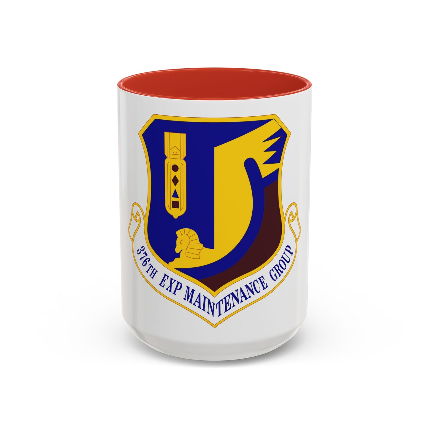 376th Expeditionary Maintenance Group (U.S. Air Force) Accent Coffee Mug