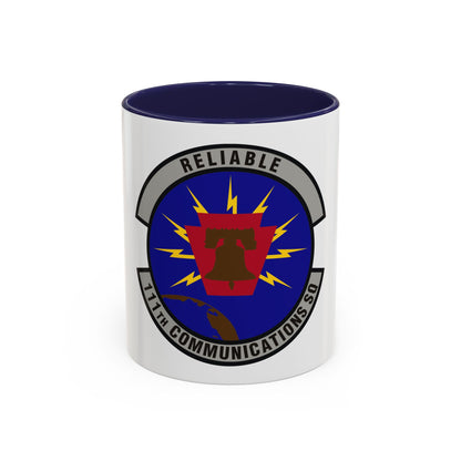 111th Communications Squadron (U.S. Air Force) Accent Coffee Mug